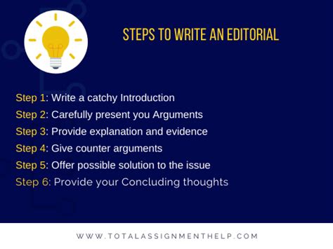 How to Write an Editorial: 6 Steps for Writing an .